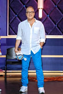 MDR - Riverboat. Entertainer und Schauspieler Karsten Speck anl??lich der Aufzeichnung der MDR - Talkshow Riverboat am 2-stock-foto