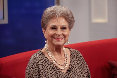 Dagmar Frederic, S?ngerin, T?nzerin und Moderatorin, zu Gast in der Fernsehsendung DAS!, eine Live-Talksendung des Nordd-stock-foto