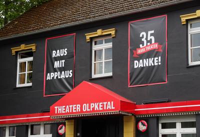 28.05.2025,NRW, Deutschland,Kultur, Theater, Kabarett,Nach 35 Jahren schliesst das Theater Olpketal in Dortmund, das von Kabarettist Bruno Knust gegr?ndet wurde, Pseudonym G?nna, Schliessung,-stock-foto