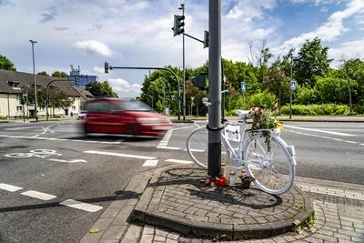 Fahrradunfall-stock-foto