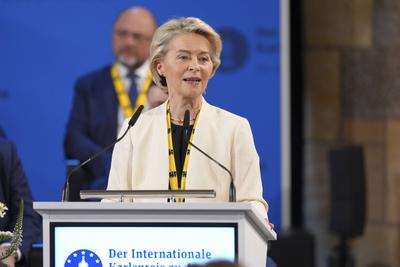 Verleihung des Internationalen Karlspreis 2025 in Aachen-stock-foto