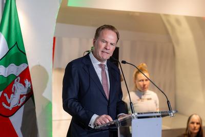 NRW Olympia Bewerbung Metropole Rhein Ruhr in K?ln 28.05.2025-stock-foto