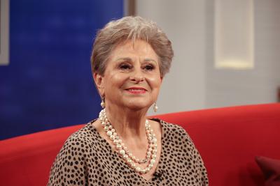 Dagmar Frederic, S?ngerin, T?nzerin und Moderatorin, zu Gast in der Fernsehsendung DAS!, eine Live-Talksendung des Nordd-stock-foto