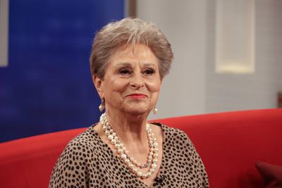 Dagmar Frederic, S?ngerin, T?nzerin und Moderatorin, zu Gast in der Fernsehsendung DAS!, eine Live-Talksendung des Nordd-stock-foto