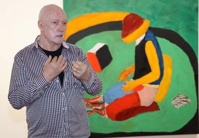 Sean Scully Ausstellung ELEUTHERA Wien, Albertina, 06. 06. 2019 Sean SCULLY *** Sean Scully Exhibition ELEUTHERA Vienna-stock-foto