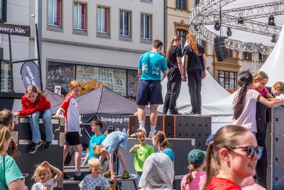 Turnfest Impressionen-stock-foto