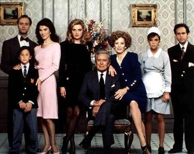 David Hyde Pierce Joseph Gordon Levitt Valerie Mahaffey Eve Gordon John Forsythe Holland Taylor-stock-foto