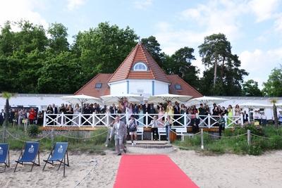 30.05.2025, Harald Gl??ckler feiert seinen 60.Geburtstag pomp??s am am Scharm?tzelsee, SeeBadSaarow by Esplanade, Bad Sa-stock-photo