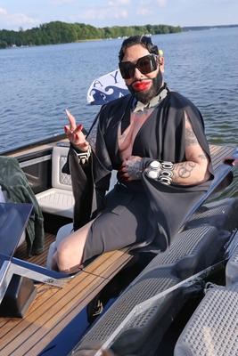 30.05.2025, Harald Gl??ckler feiert seinen 60.Geburtstag pomp??s am am Scharm?tzelsee, SeeBadSaarow by Esplanade, Bad Sa-stock-photo