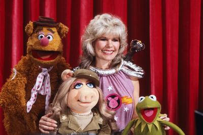 The Muppet Show, Fernsehserie, USA/Gro?britannien 1976 - 1981, Comedyshow mit Puppen und Gaststar Loretta Swit Copyright-stock-foto