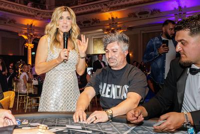 D&D Casino Royale Charity Poker Night in der Historischen Stadthalle Wuppertal-stock-foto