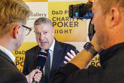 D&D Casino Royale Charity Poker Night in der Historischen Stadthalle Wuppertal-stock-foto