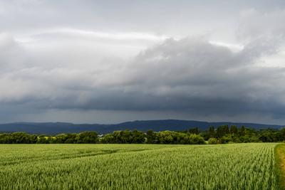 Gewitter in Hessen-stock-foto