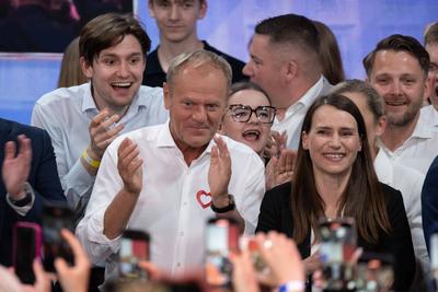 PRESIDENTIAL ELECTIONS 2025 - SECOND ROUND OF PRESIDENTIAL ELECTIONS IN POLAND-stock-photo