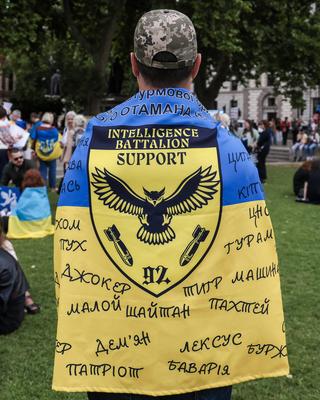 March for the Children of Ukraine-stock-photo