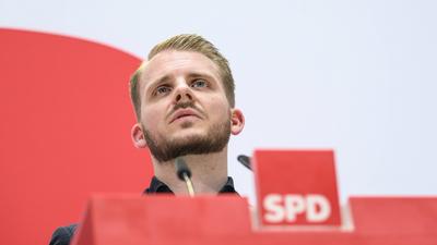 GER, Berlin, Pressekonferenz, Pressekonferenz mit dem designierten SPD-Generalsekretaer Tim Kluessendorf, nach Gremiensitzung, SPD, Politik im Atrium, Willy-Brandt-Haus, 02.06.25-stock-foto