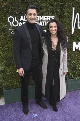 Gilles Marini mit Ehefrau Carole Marini-stock-foto