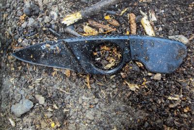 Angriff mit Messer / Messerangriff - Symbolbilder 12.01.2021 , DU Duisburg , Prozessauftakt vor dem Landgericht gegen Ah-stock-foto