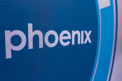 phoenix der Ereignis und Dokumentationskanal von ARD und ZDF feiert 25 j?hriges Bestehen in der Zentrale von Deutsche We-stock-foto