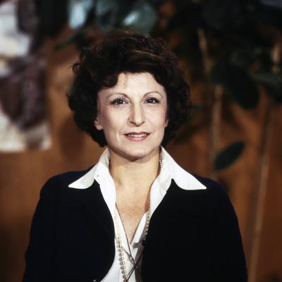 Franca Magnani, italienische Journalistin und Schriftstellerin, Deutschland 1980. Italian journalist and author Franca M-stock-foto