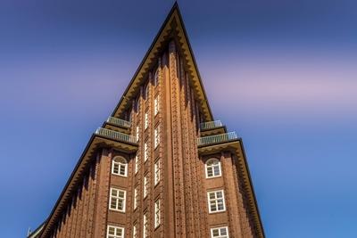 Chilehaus Fischertwiete Kontorhausviertel Hamburg Deutschland *** Chilehaus Fischertwiete Konto-stock-foto