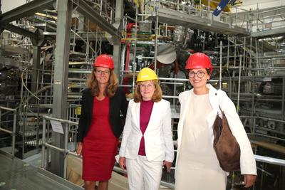 Pressetermin am Dienstag (09.08.2022) in Greifswald beim ?rtlichen Max-Planck-Institut f?r Plasmaphysik (IPP) zum Errei-stock-photo