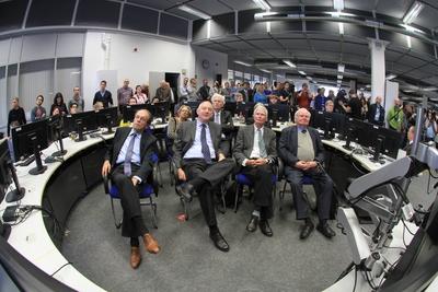 Pressetermin am Donnerstag 10 12 2015 beim Max Planck Institut f?r Plasmaphysik in Greifswald am W-stock-foto