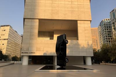 Mexico City, Mexico December 29, 2020 - Illustration of the ??Nuevo Polanco?? district in the Mexican capital - An artis-stock-photo