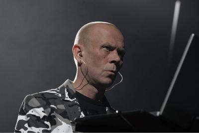 16/ Konzert: Erasure in der Berliner ColumbiaHalle, Keyboarder Vince Clarke, Pop, GB, Light At The End Of The World Tou-stock-foto