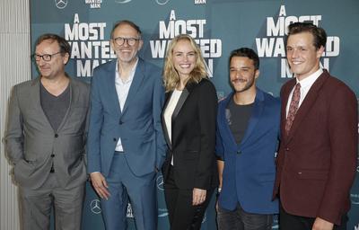Rainer Bock Anton Corbijn Nina Hoss Kostja Ullmann / Premiere A MOST WANTED MAN am 4.September 2014 in der Astor Film Lo-stock-foto