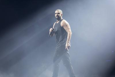 19/ Konzert: Rapper Drake (Aubrey Drake Graham) live in der Berliner Mercedes-Benz-Arena am 09. Maerz 2017. Drizzy, Rap,-stock-foto
