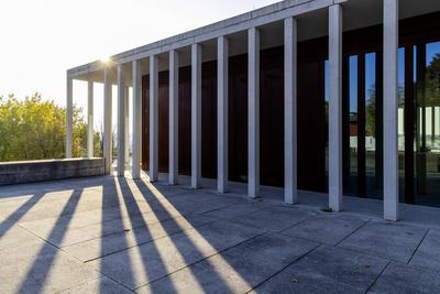DEU, Deutschland, Baden-W?rttemberg, Marbach am Neckar, 31.10.2019: Literaturmuseum der Moderne, Schillerh?he Marbach am-stock-foto