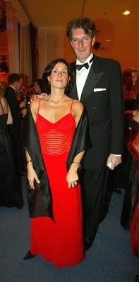 Bundespresseball 2003 Copyright: IMAGO. Herrmann 14.11.2003 Stern CHefredakteur Andreas Petzold mit Frau Susanne Thema:-stock-foto