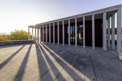 DEU, Deutschland, Baden-W?rttemberg, Marbach am Neckar, 31.10.2019: Literaturmuseum der Moderne, Schillerh?he Marbach am-stock-foto