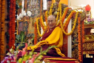 News Themen der Woche KW 36 News Bilder des Tages DHARAMSHALA, INDIA SEPTEMBER 3: Tibetan spiritual leader the Dalai La-stock-foto