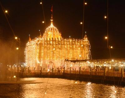 Centenary Celebration Of Durgiana Temple Amritsar-stock-photo