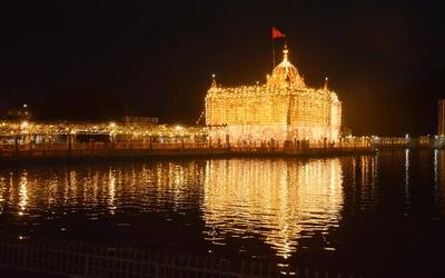 Centenary Celebration Of Durgiana Temple Amritsar-stock-photo