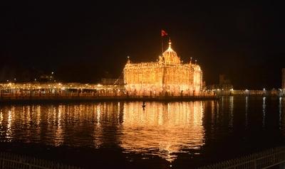 Centenary Celebration Of Durgiana Temple Amritsar-stock-photo