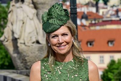 State visit to the Czech Republic Day 2, Praag, The Netherlands-stock-foto