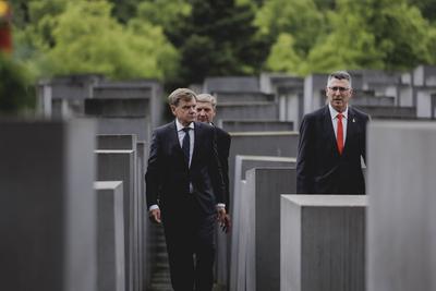 Aussenminister Wadephul empfaengt Gideon Sa’ar-stock-foto