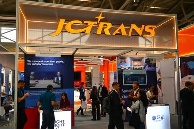 Messe M?nchen. Die transport logistic ist die weltweit gr?sste Fachmesse f?r Logistik, Mobilit?t, IT und Supply Chain Ma-stock-foto
