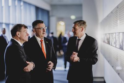 Aussenminister Wadephul empfaengt Gideon Sa’ar-stock-foto