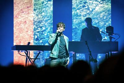 A-Ha Oslo, Norway. 20th, May 2022. The Norwegian pop group a-ha performs a live concert at Oslo Spektrum in Oslo. Here s-stock-foto