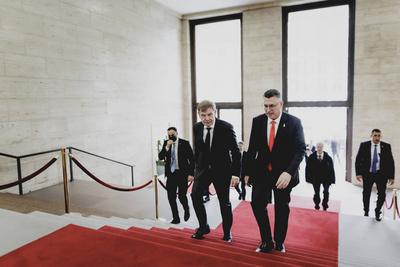 Aussenminister Wadephul empfaengt Gideon Sa’ar-stock-foto