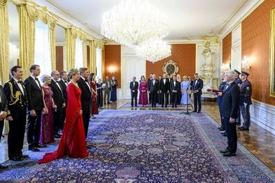 State visit to the Czech Republic Day 1 - State banquet, Praag, The Netherlands-stock-photo