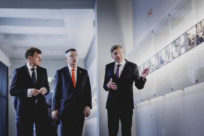 Aussenminister Wadephul empfaengt Gideon Sa’ar-stock-foto