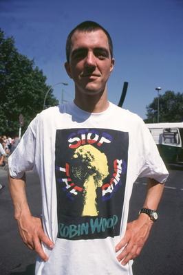 67/ Portrait: Dr. Motte, Begr?nder der LOVE-PARADE 08.07.95, Veranstalter, DJ, Techno, Matthias Roenigh, *** 67 Portrai-stock-foto