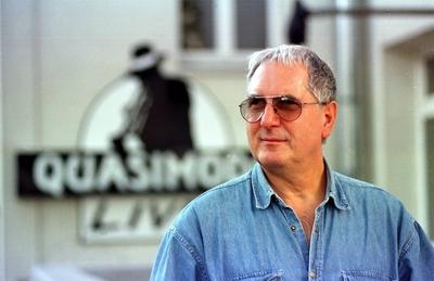 1/ Giorgio Carioti, Inhaber der Berliner Clubs Quasimodo , Jazzclub, Club, Veranstalter, Gesch?ftsf?hrer, Jazzveranstalt-stock-foto