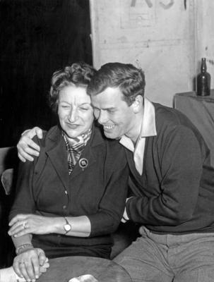 Die ?sterreichisch deutsche Schauspielerin Regisseurin und Theaterleiterin Ida Ehre Hamburg 1950er-stock-foto
