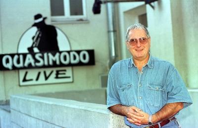 1/ Giorgio Carioti, Inhaber der Berliner Clubs Quasimodo , Jazzclub, Club, Veranstalter, Gesch?ftsf?hrer, Jazzveranstalt-stock-foto